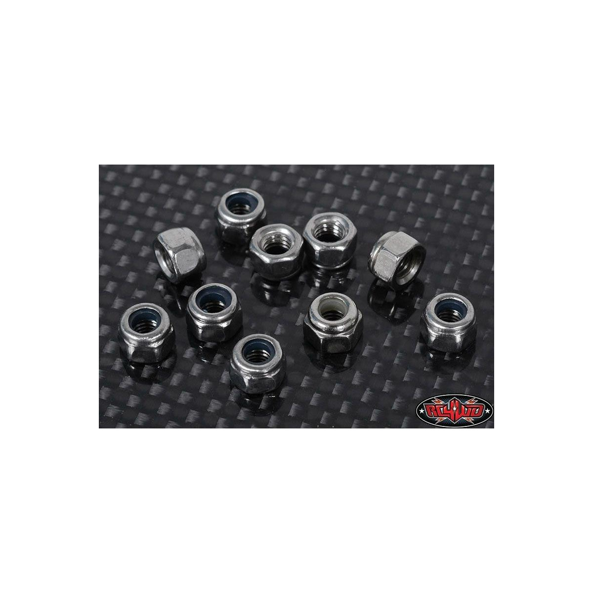 RC4WD RC4ZS1265 Nylock Nuts M4 (Silver)