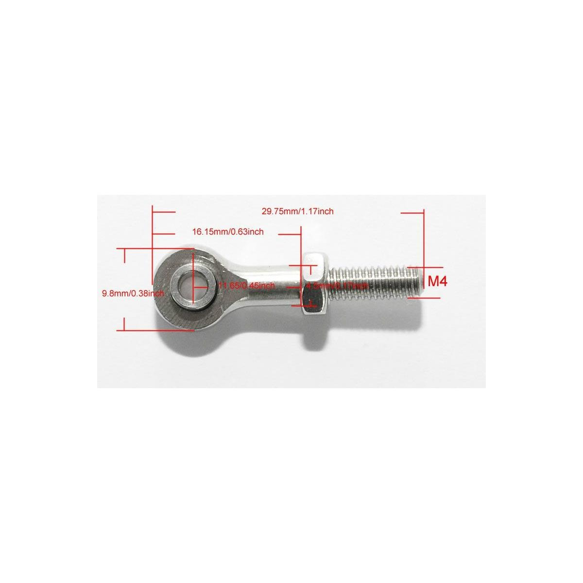 RC4WD RC4ZS1458 Steely M4 Rod End (Heim Joint) (10)