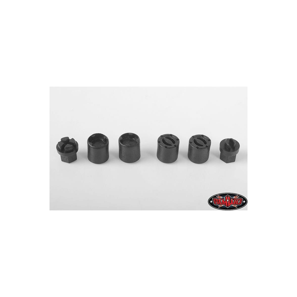 RC4WD RC4ZS1921  1/18 Scale Warn Front and Rear Hubs