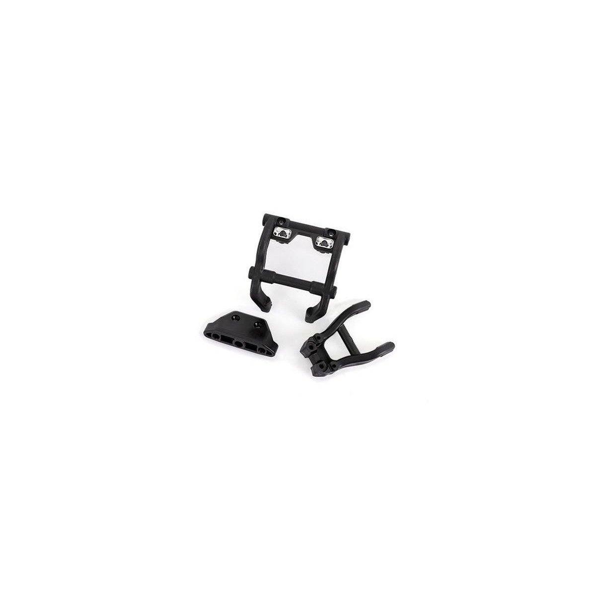 Traxxas TRX6777X Wheeliebar-Halter +Skid-Platten mit...