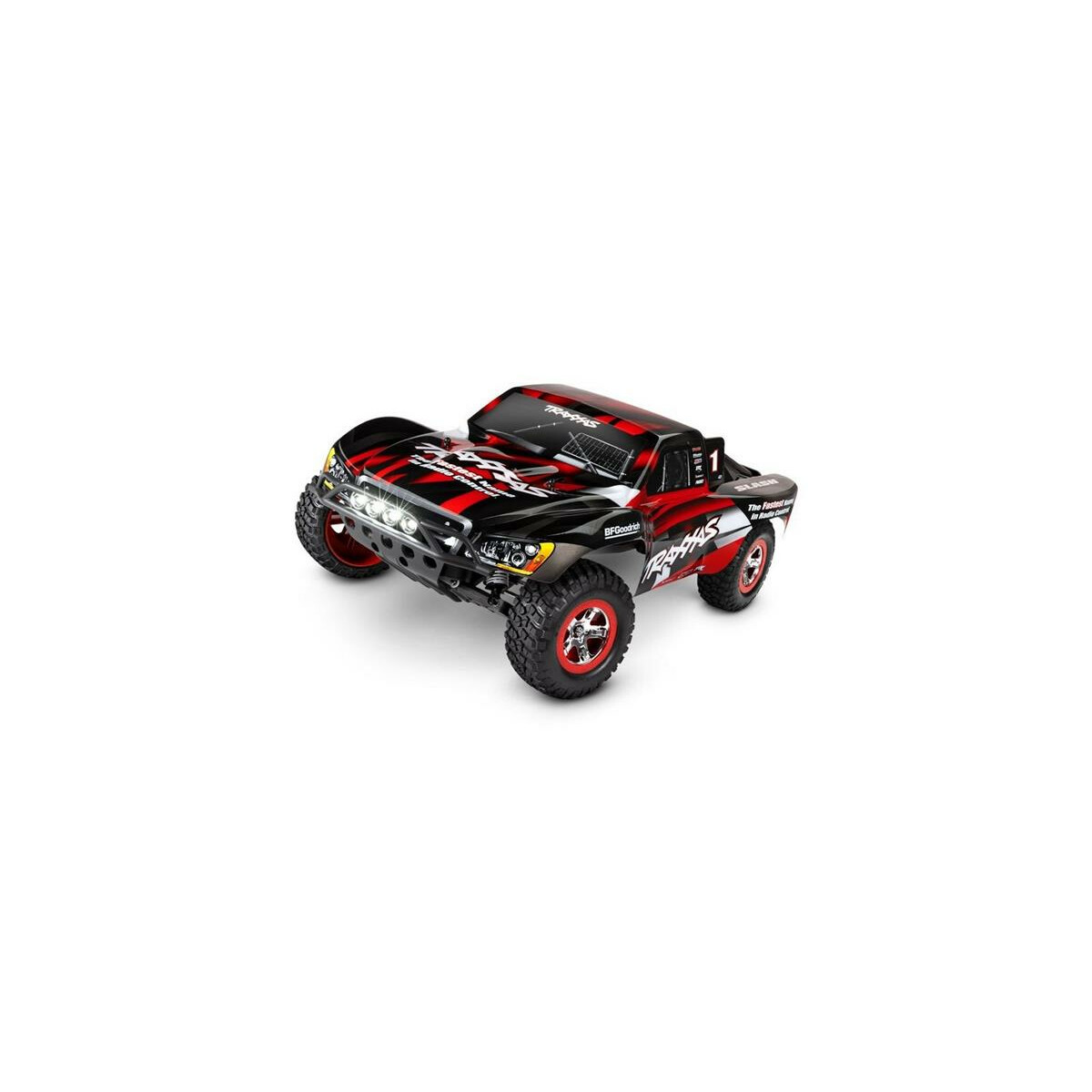 Traxxas Slash rot  RTR mit Akku +LED-Licht 58034