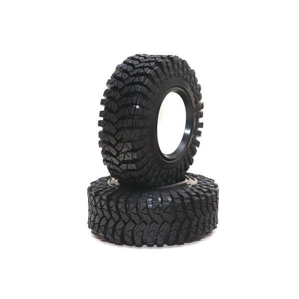 Boom Racing 1.9" TPD All-Terrain Tire Gekko BLACK (97x33mm) w/ Foam Insert