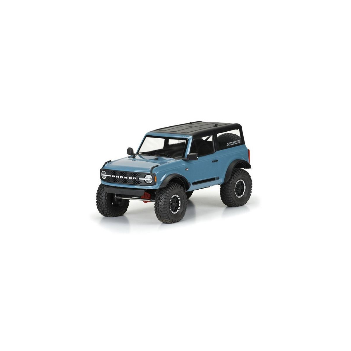 Pro-Line 2021 Ford Bronco Karo klar Set mit Scale...