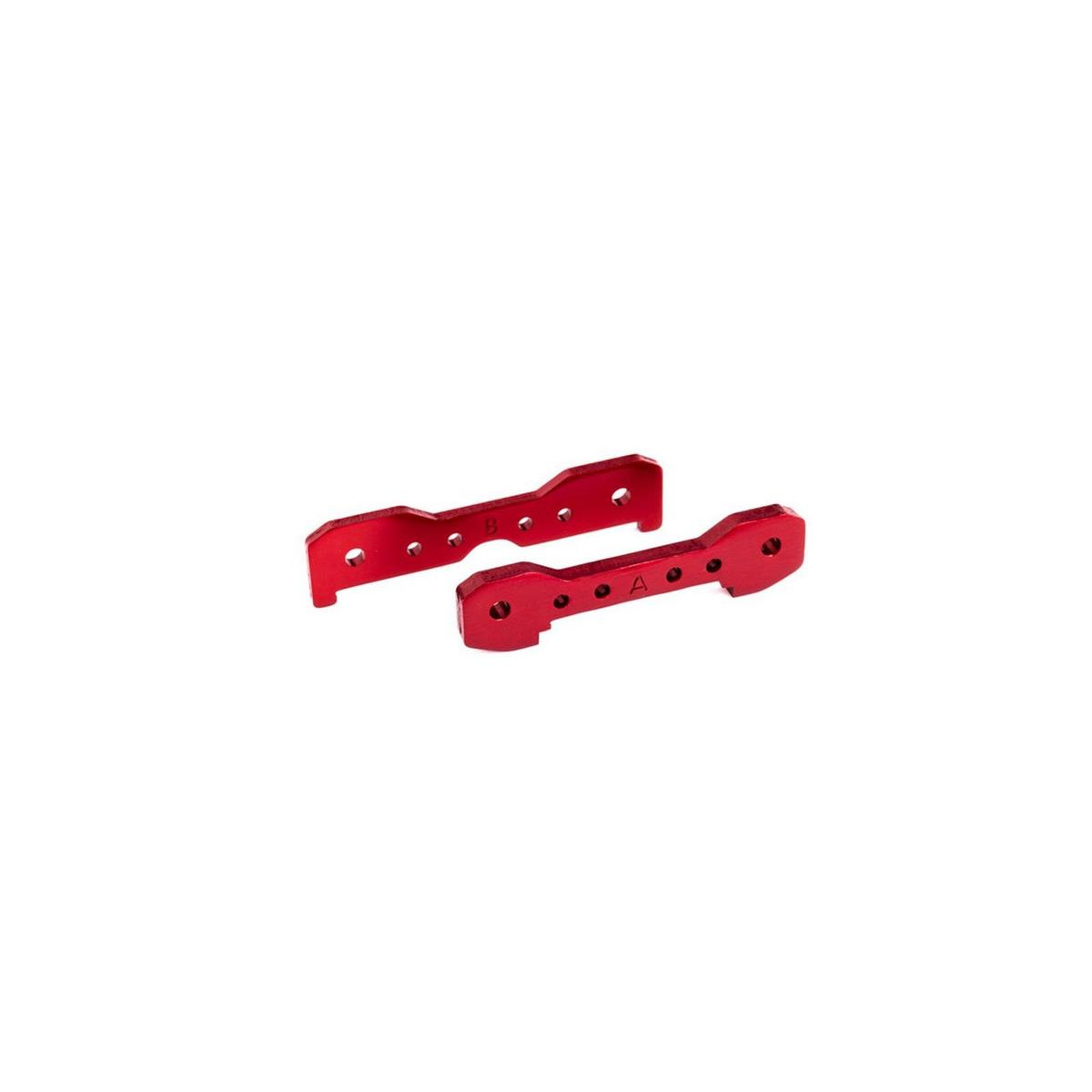 Traxxas TRX9527R Tie-Bars vorn 6061-T6 Alu rot eloxiert