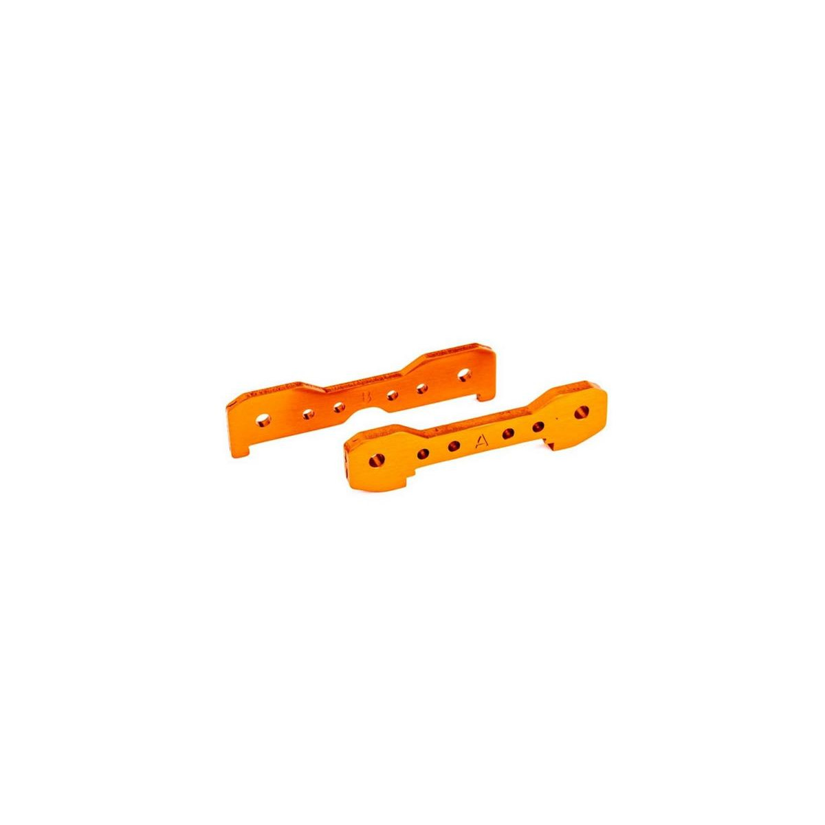 Traxxas TRX9527T Tie-Bars vorn 6061-T6 Alu orange eloxiert