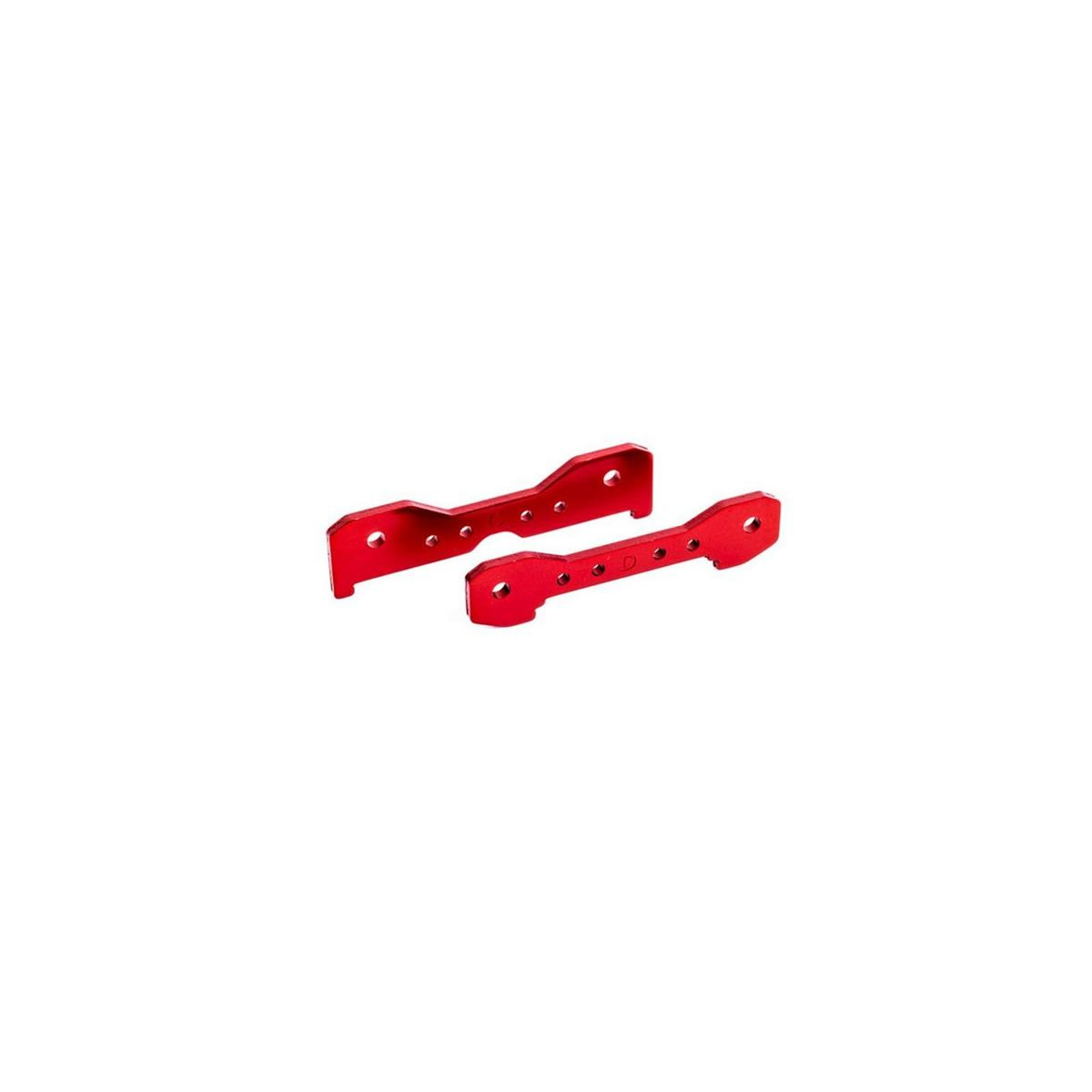 Traxxas TRX9528R Tie-Bars hinten 6061-T6 Alu rot eloxiert