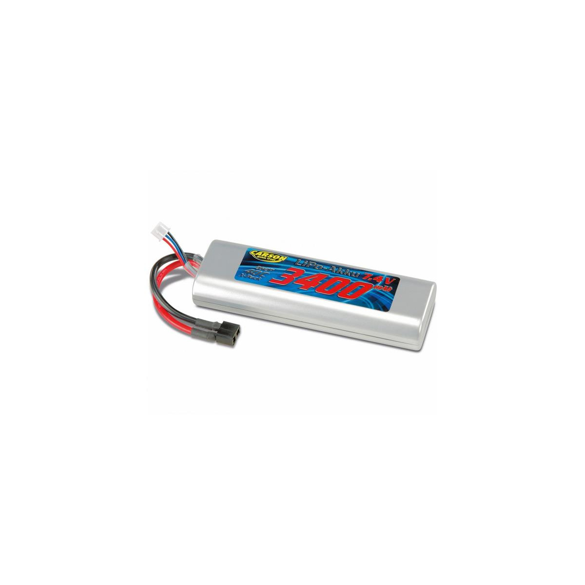 Carson 608098 7,4V/3400mAh 40C LiPO Ra.Akku T-Pl. HC R