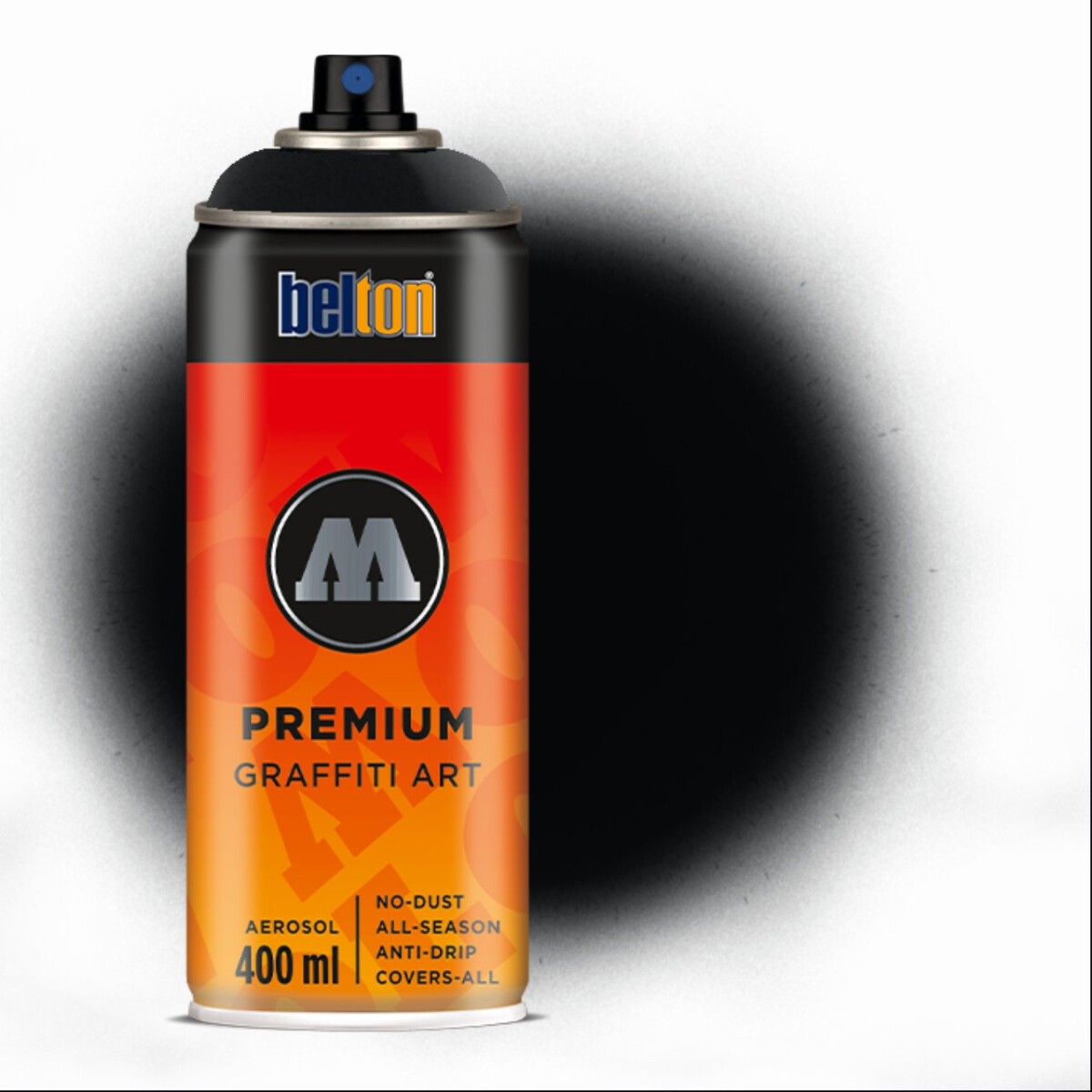 Molotow 327080 Spray PREMIUM 400ml #221 tiefschwarz