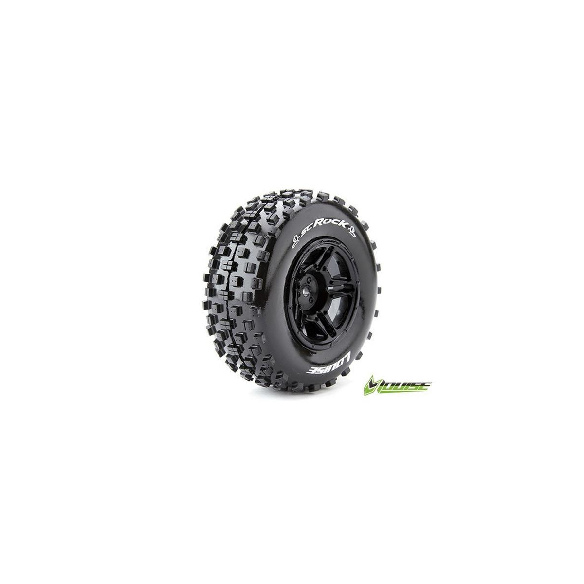 Louise SC-ROCK soft Felge schwarz (2) 12mm TRX-Slash vorn...