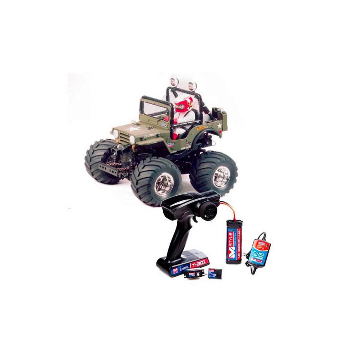 Tamiya 58242 1:10 RC Wild Willy 2000 (WR-02) 2WD Kit...