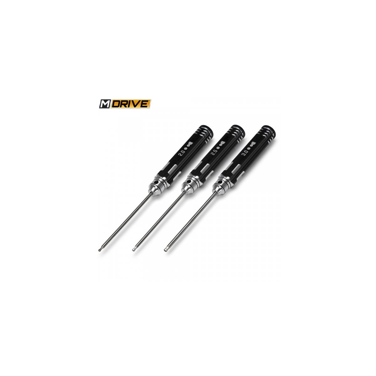 M-DRIVE Allen Wrench Ball Hex Tool Set 2, 2.5  3mm MD22000