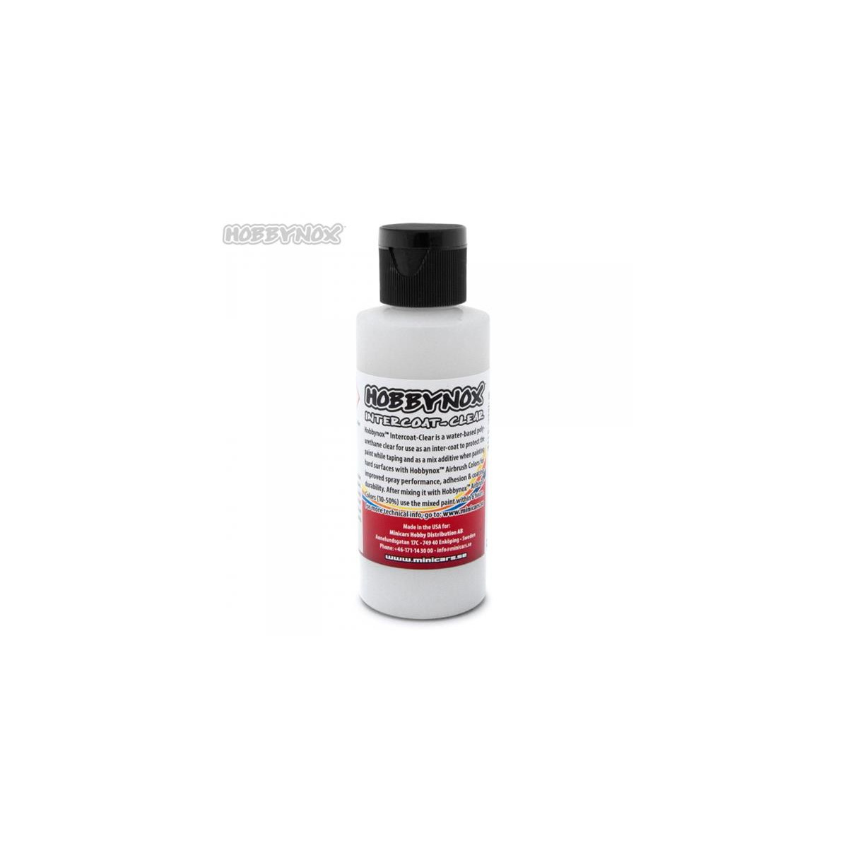 HOBBYNOX Airbrush Lexan Color Intercoat-Clear 2-in-1...