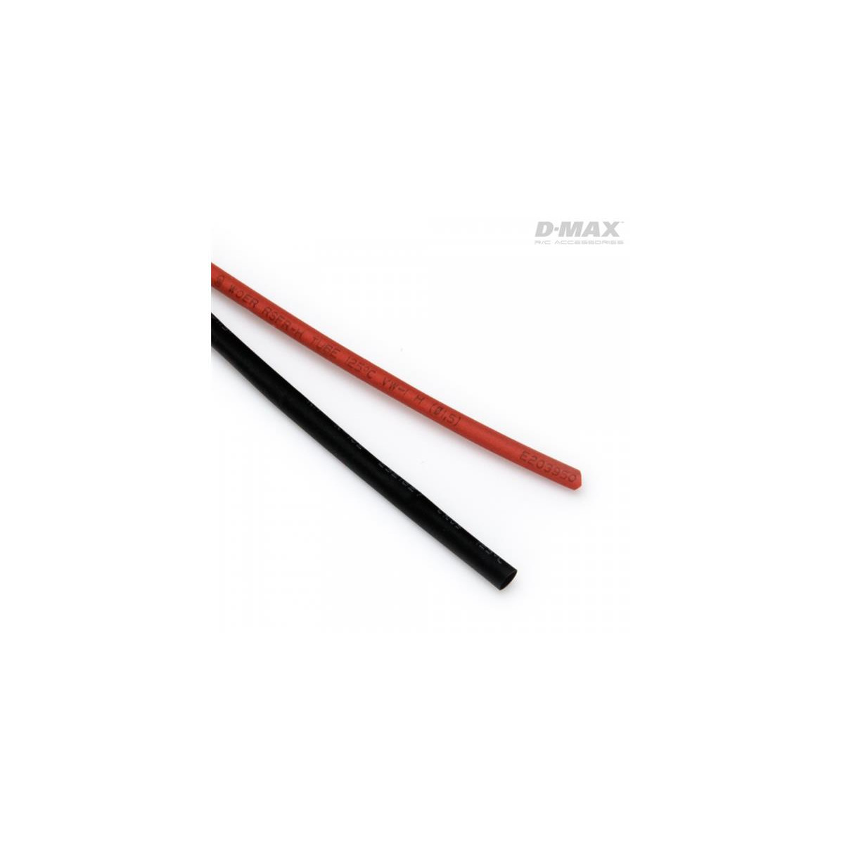 DYNOMAX Heat Shrink Tube Red  Black D1.5/W2.5mm x 1m B9200