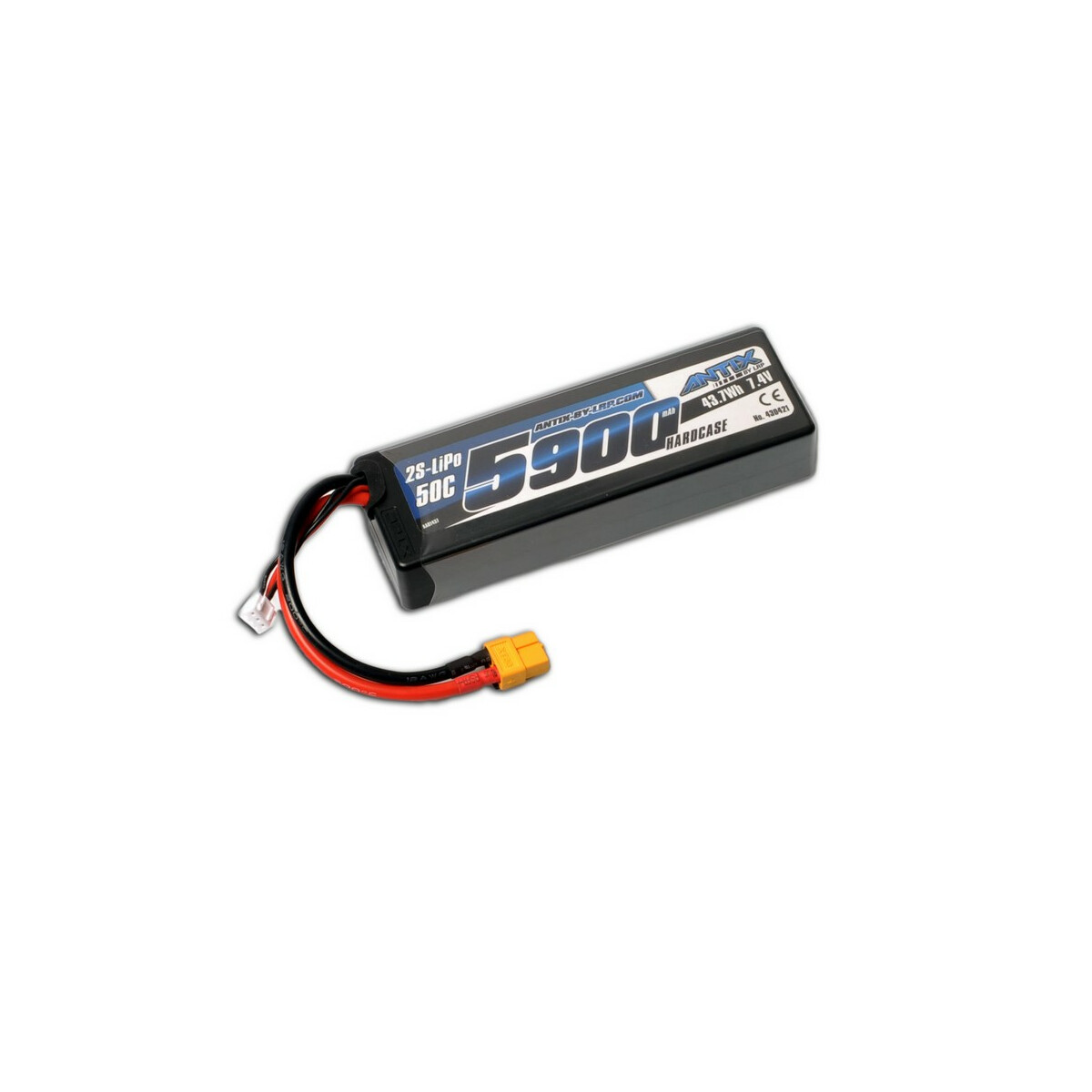 ANTIX by LRP 5900 - 7.4V - 50C LiPo Car Hardcase - XT60...