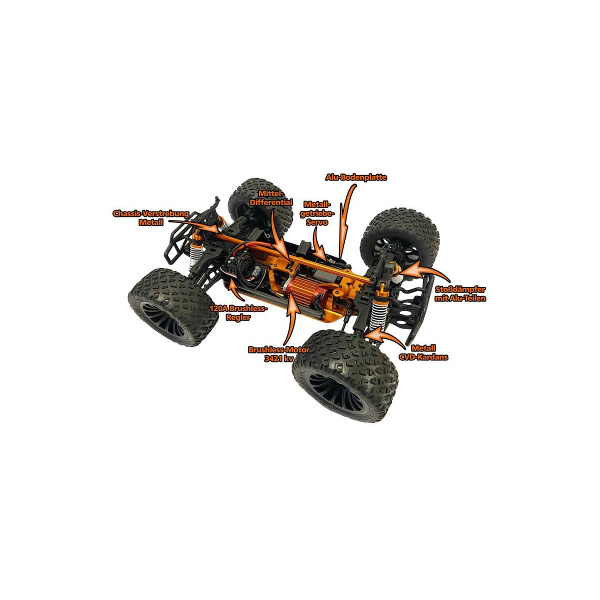 DF-Models HotHammer 5.1 COMPETITION Truck BL brushless...