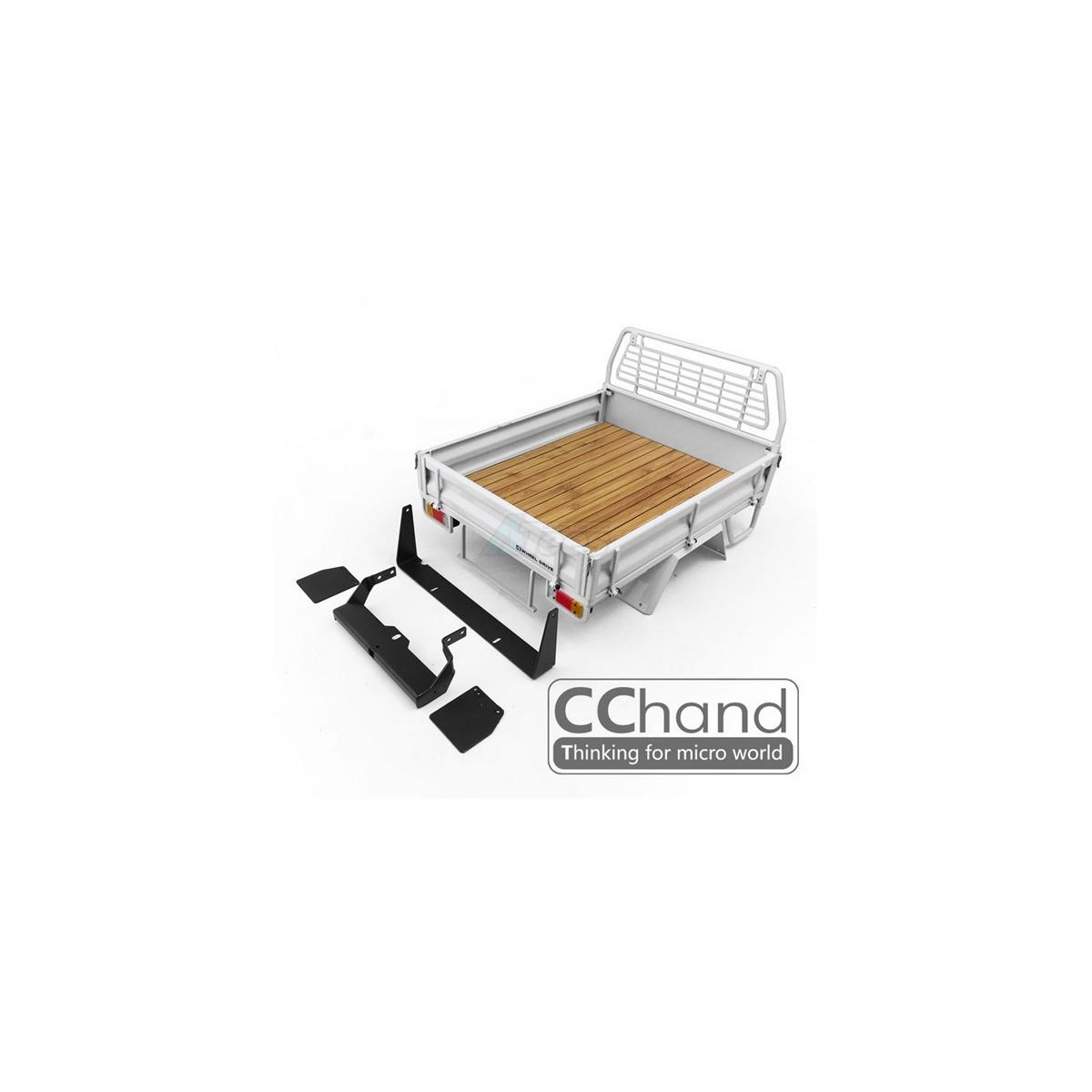 CChand LC70 Kober Rear Bed + Tire Holder + Mud Flap (White)