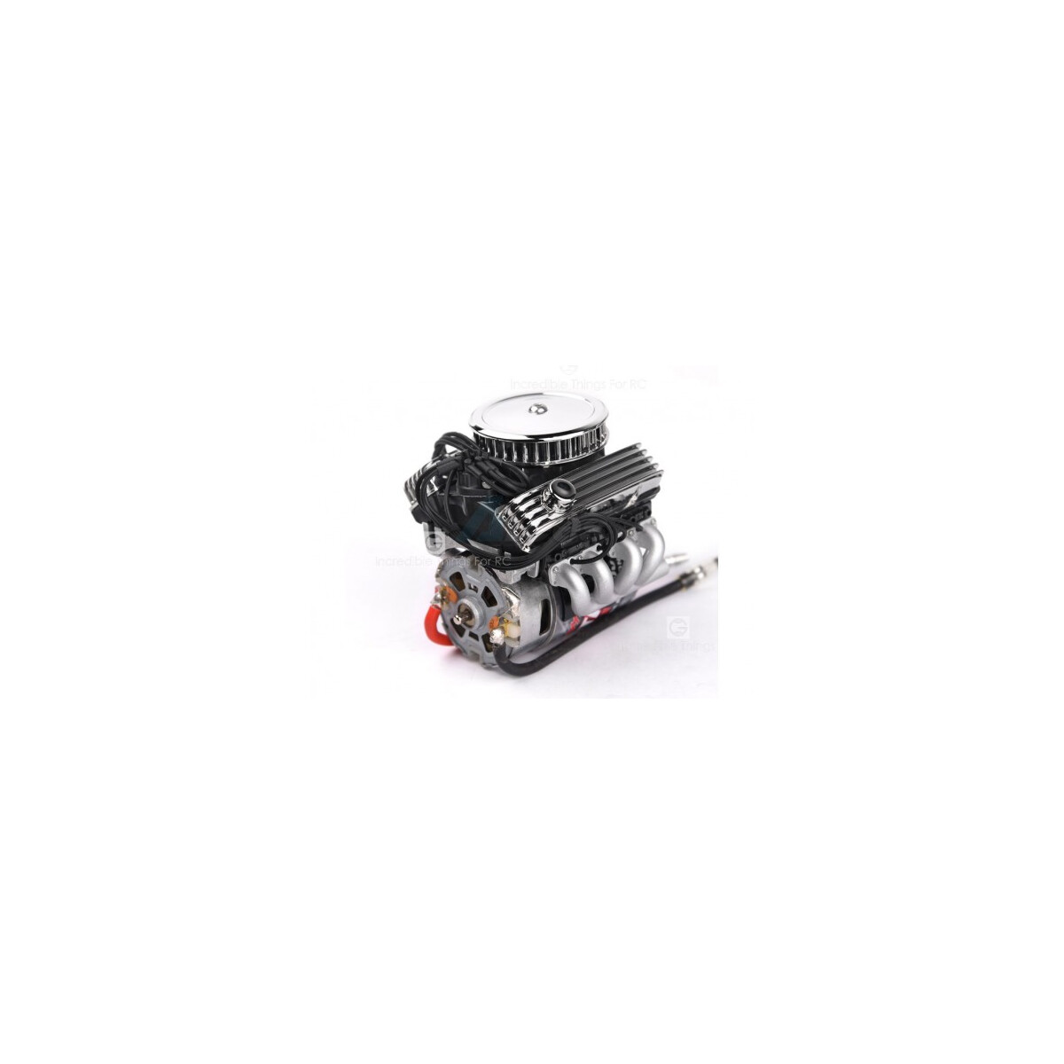 GRC 1/10 Vintage V8 Scale Engine w/ Radiator Motor...