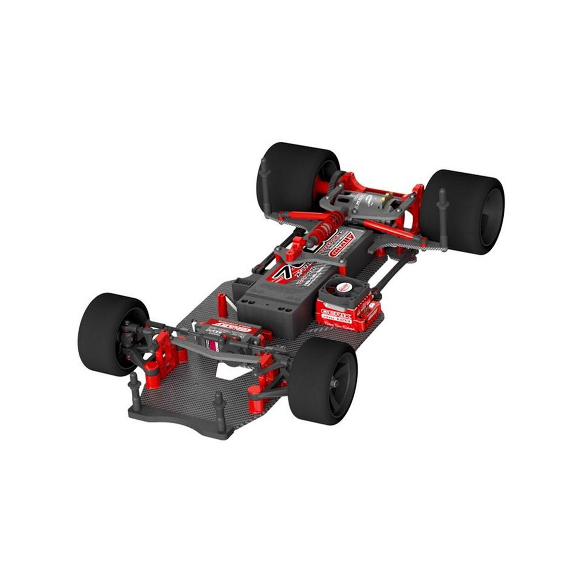 Team Corally - SSX -10 Car Kit - Chassis Ohn Elektronik,...