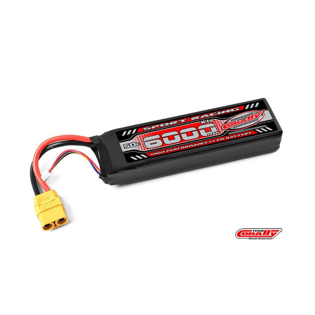 Team Corally - Sport Racing 50c - 6000mah - 3S - 11,1V -...