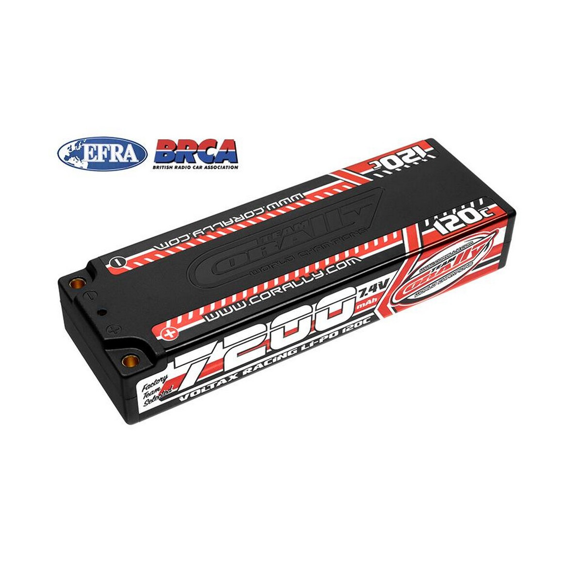 Team Corally - Voltax 120C Lipo -Batterie - 7200 mAh -...