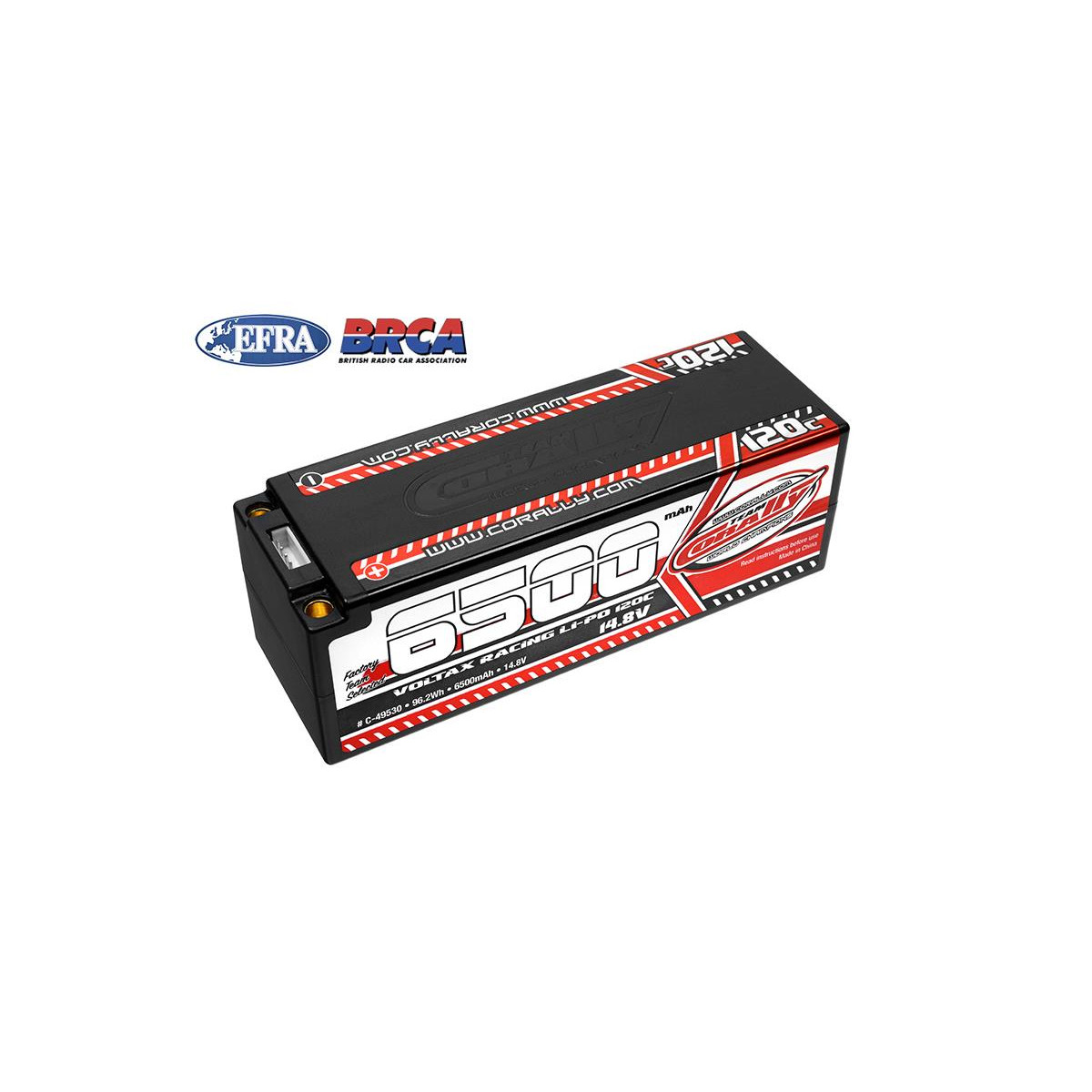 Team Corally - Voltax 120C Lipo -Batterie - 6500mah -...