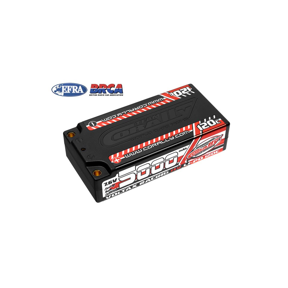 Team Corally - Voltax 120c Lipo HV -Batterie - 5000 mAh -...