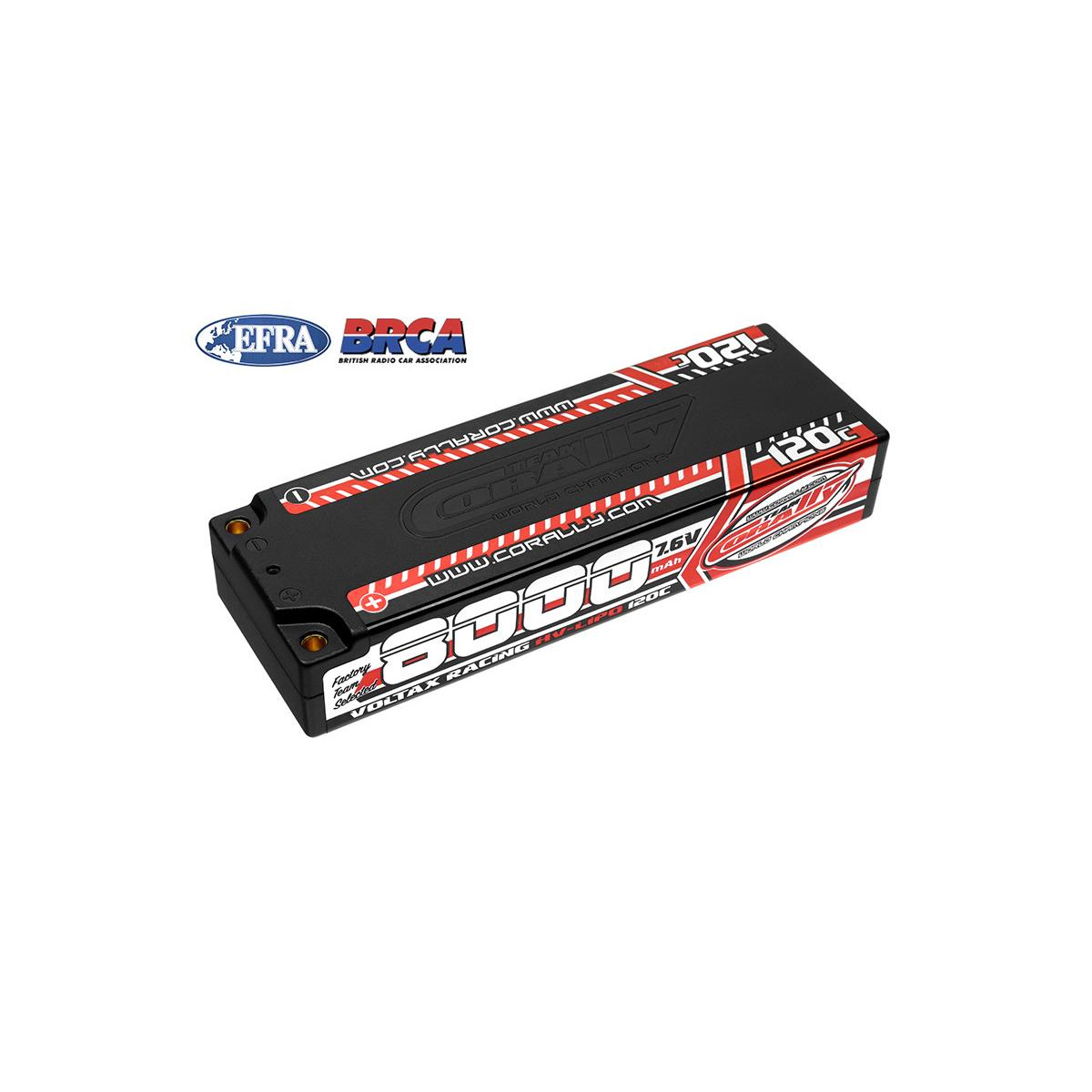 Team Corally - Voltax 120C Lipo HV -Batterie - 8000 mah -...