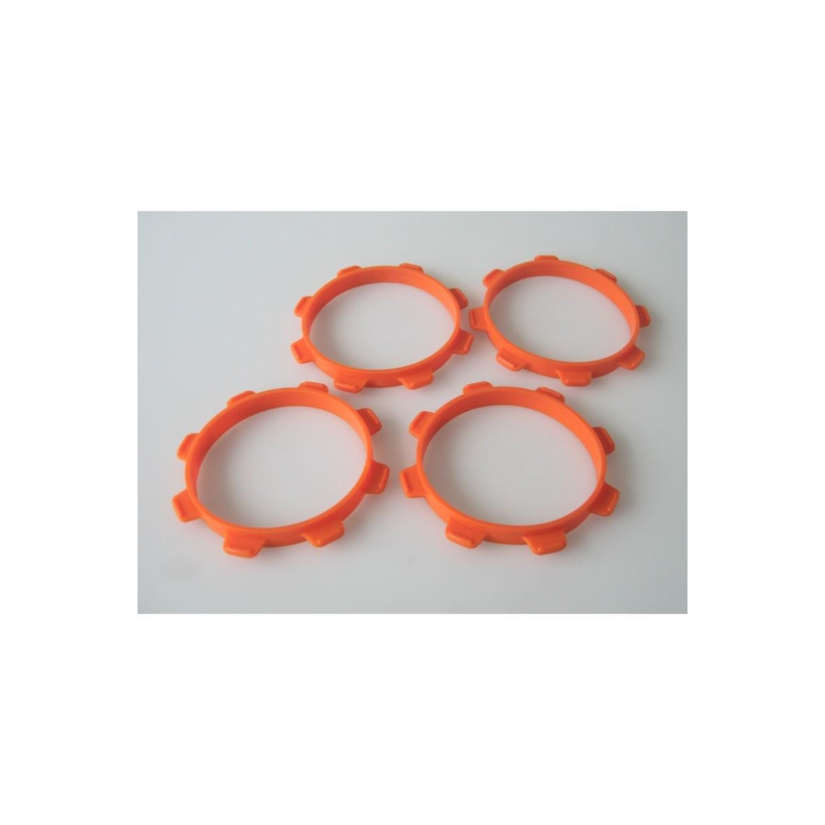 Serpent | Tire mounting band 1/8 truck orange (4) SER600632