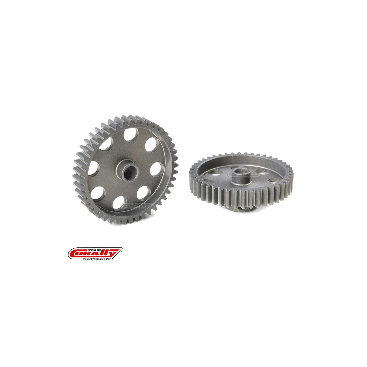 Team Corally - 48 DP Motorritzel - Hard Eloxerert Al7075...