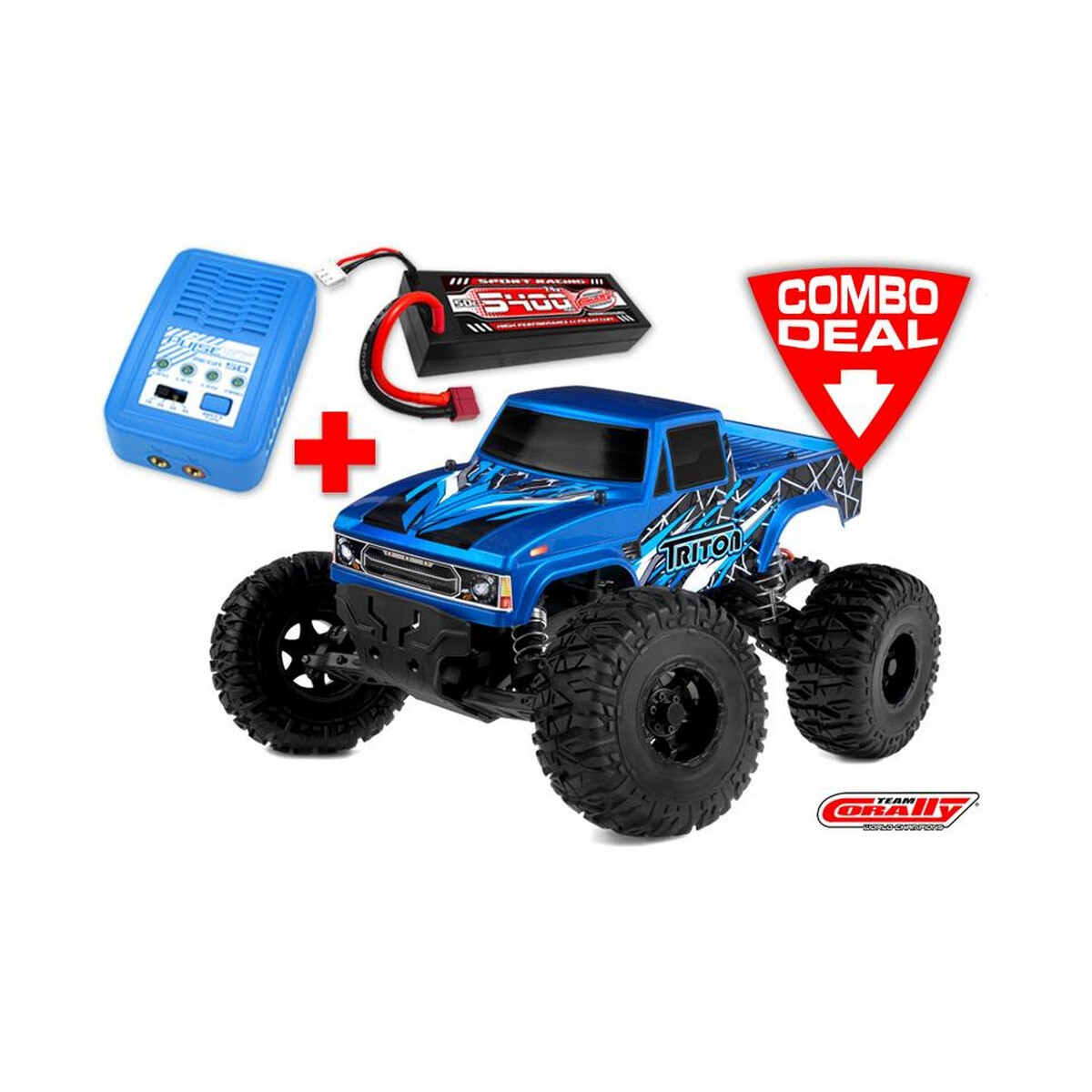 Triton SP Combo - W/ Lipo -Batterie TC Power Racing 50c...