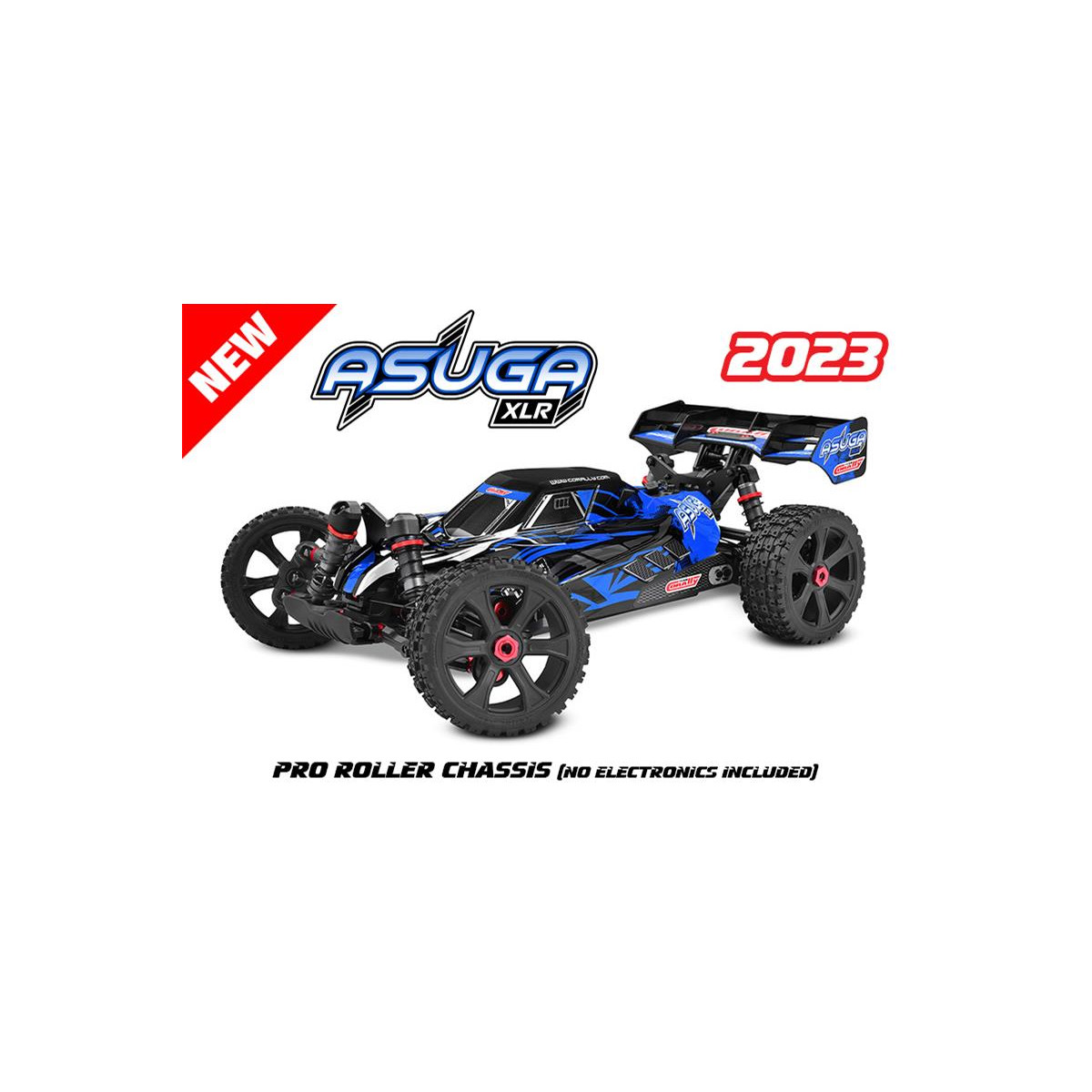 Team Corally - Asuga XLR 6s - Roller - Blau C-00488-B