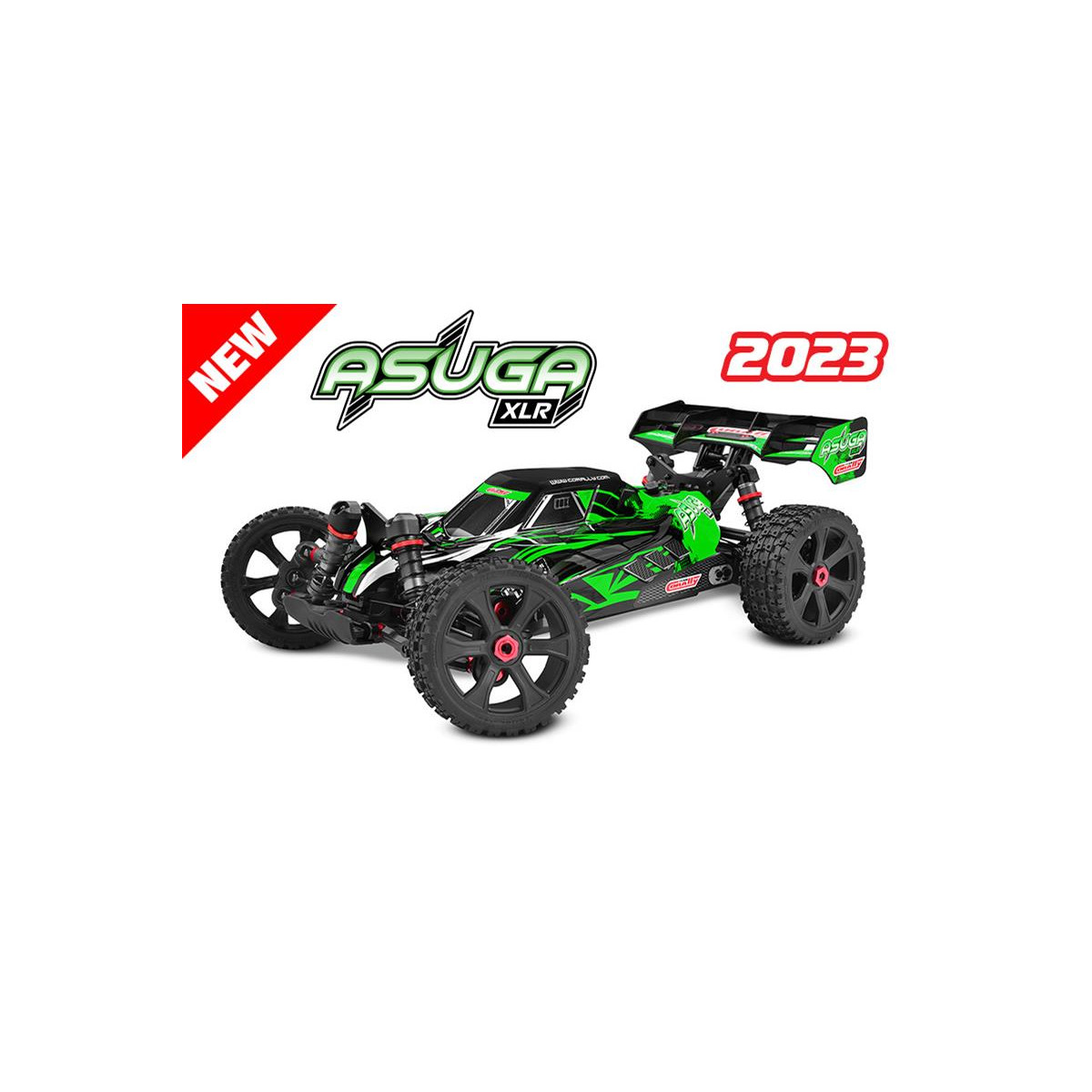 Team Corally - ASUGA XLR 6S - RTR - Green - 6S Brushless...