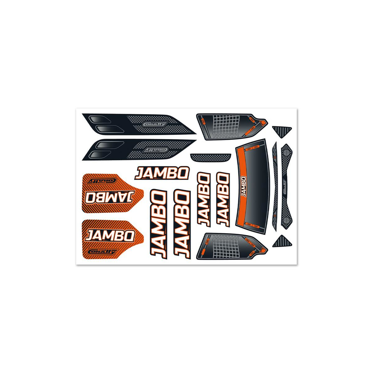 Team Corally - Body Decal Sheet - Jambo XP 6s - 1 PC...