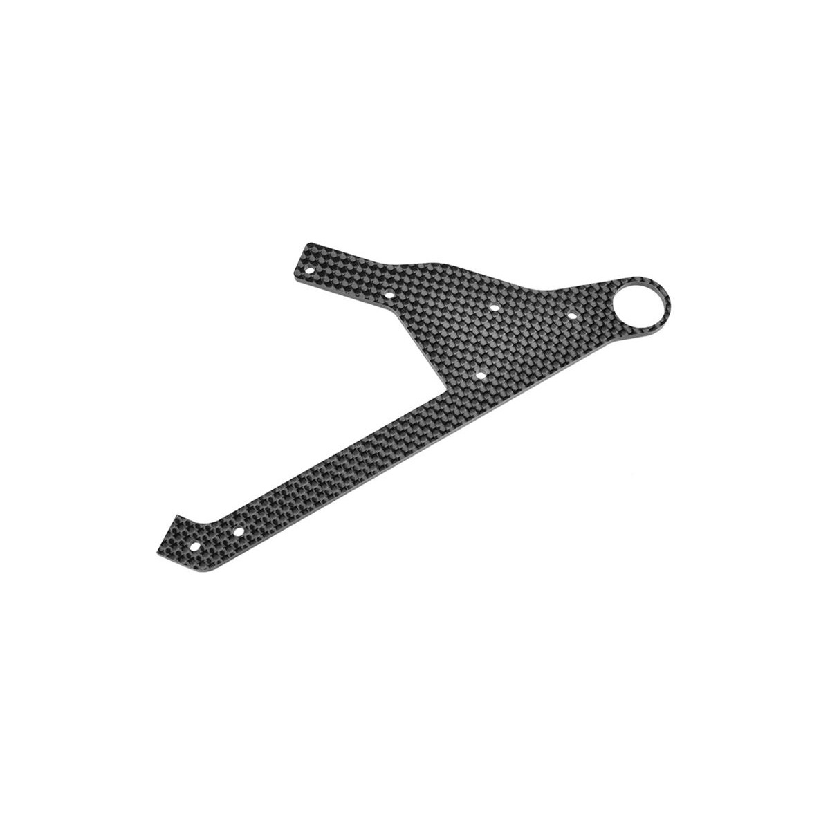 Team Corally - Wheelie Bar Plate - Graphit - 1 PC...