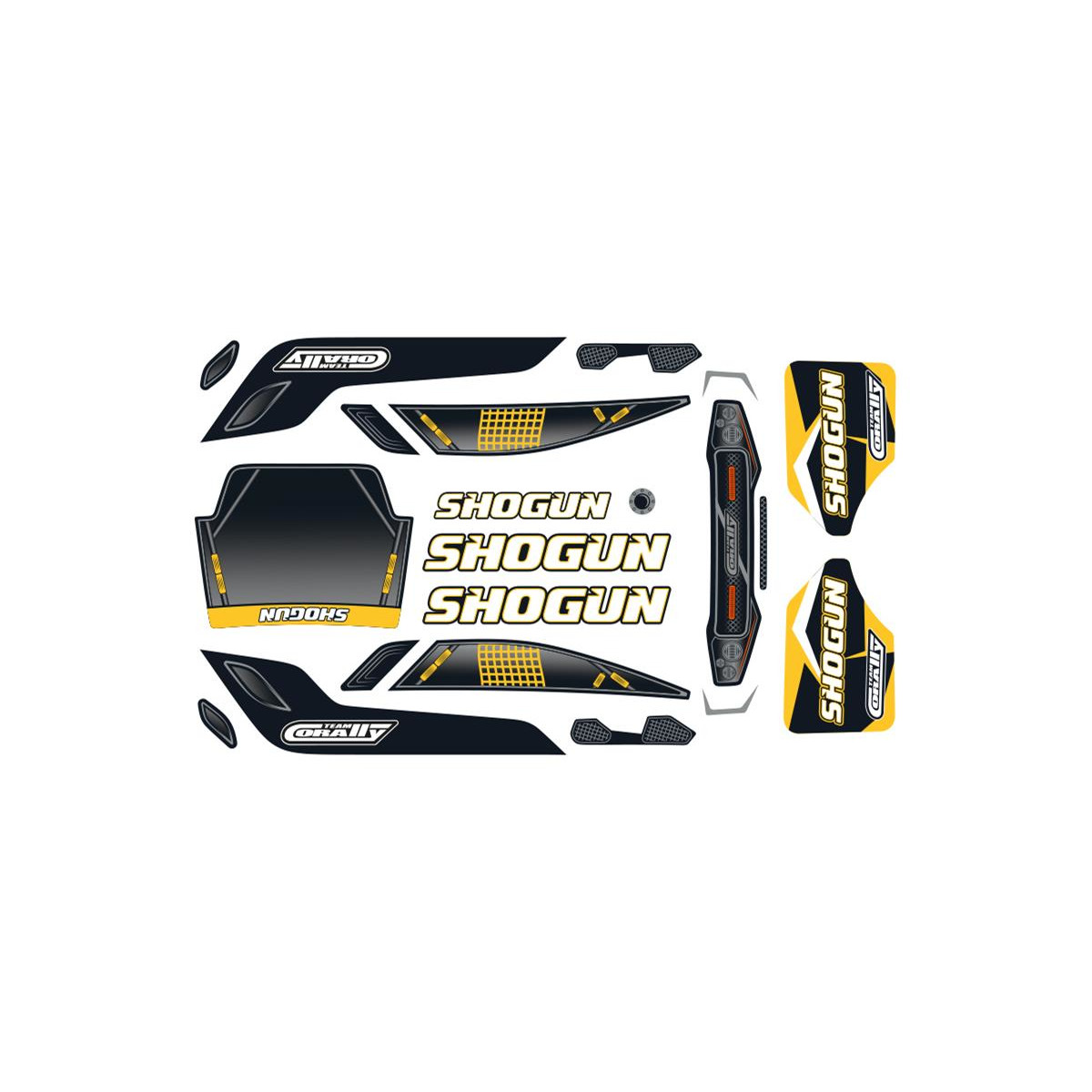 Team Corally - Body Decal Sheet - Shogun XP 6s - 2021 - 1...