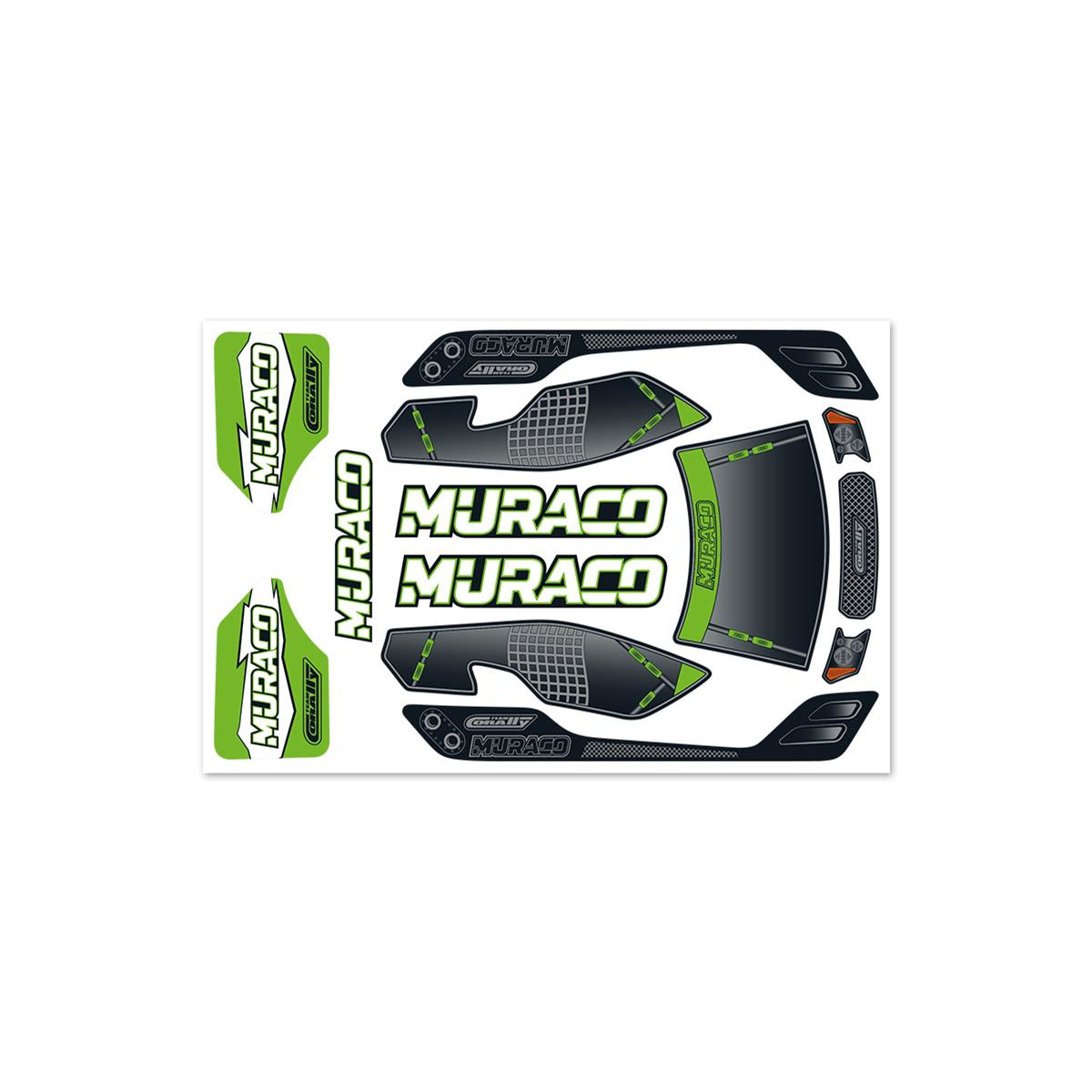 Team Corally - Body Decal Sheet - Muraco XP 6s - 1 PC...