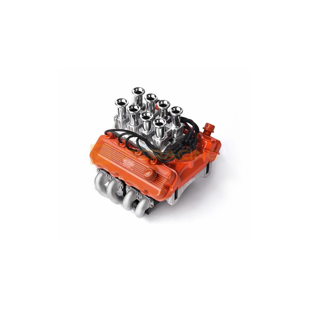 GRC 1/10 FST V8 Engine Hood & Stack- type Direct...