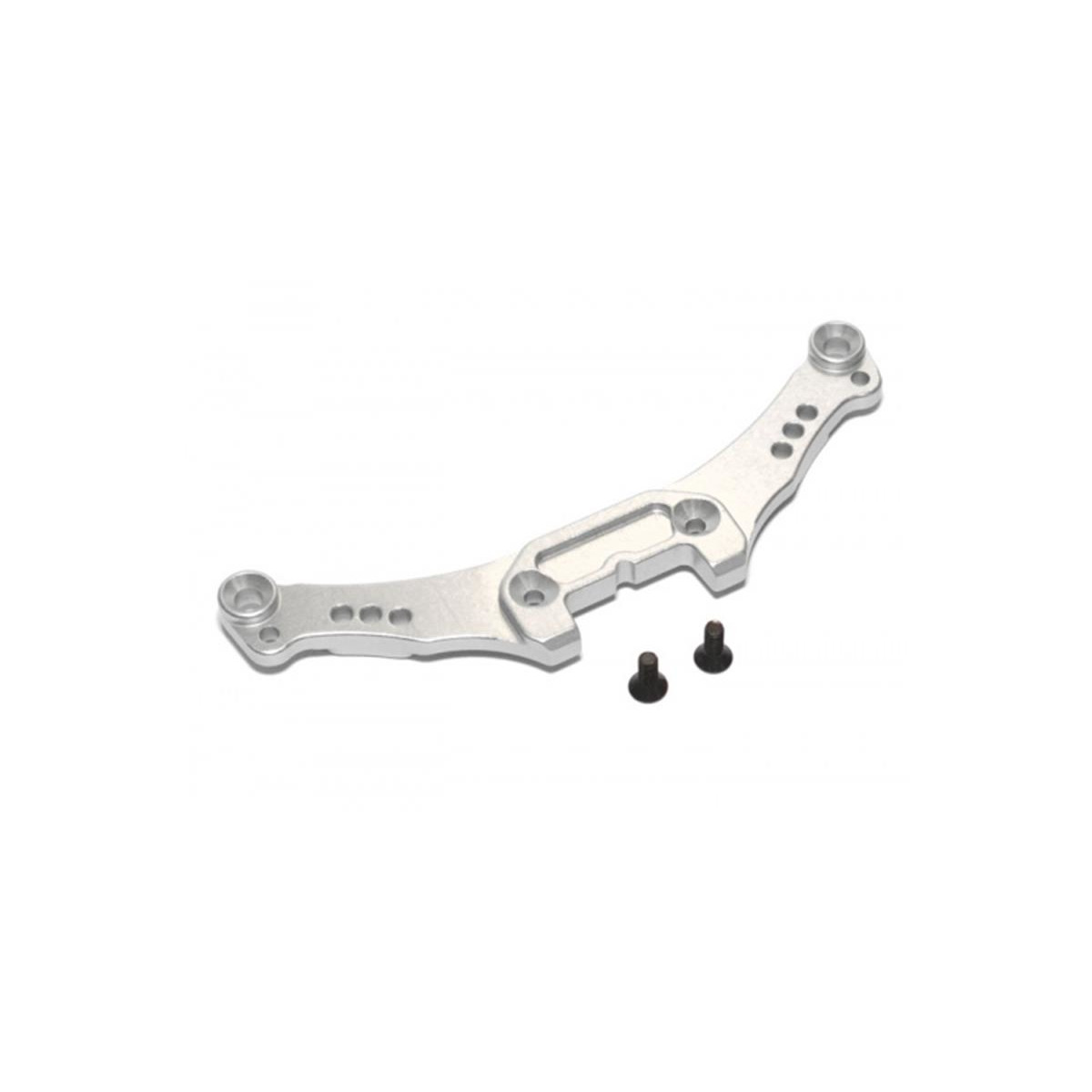 Boom Racing Aluminum Rear Shock Tower - 1 Pc Silver for...