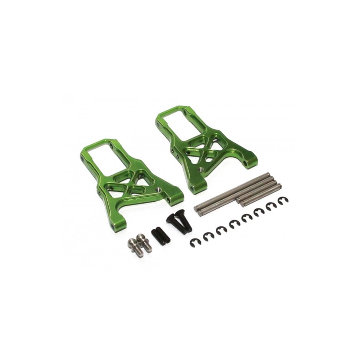 Boom Racing Aluminum Front Arm With Screws - 1 Pair Green...