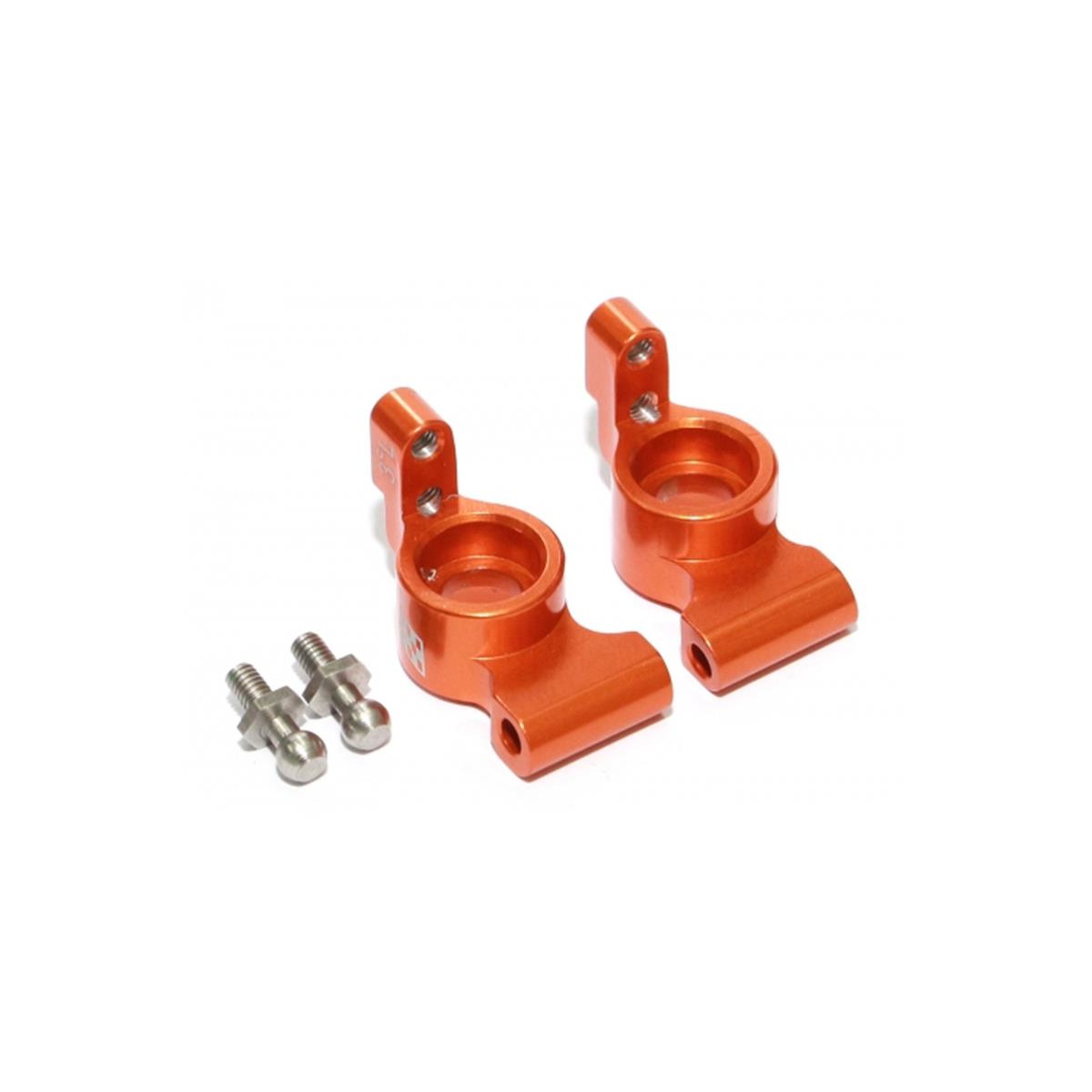 Boom Racing Aluminum Rear Knuckle Arm - 1 Pair Orange for...