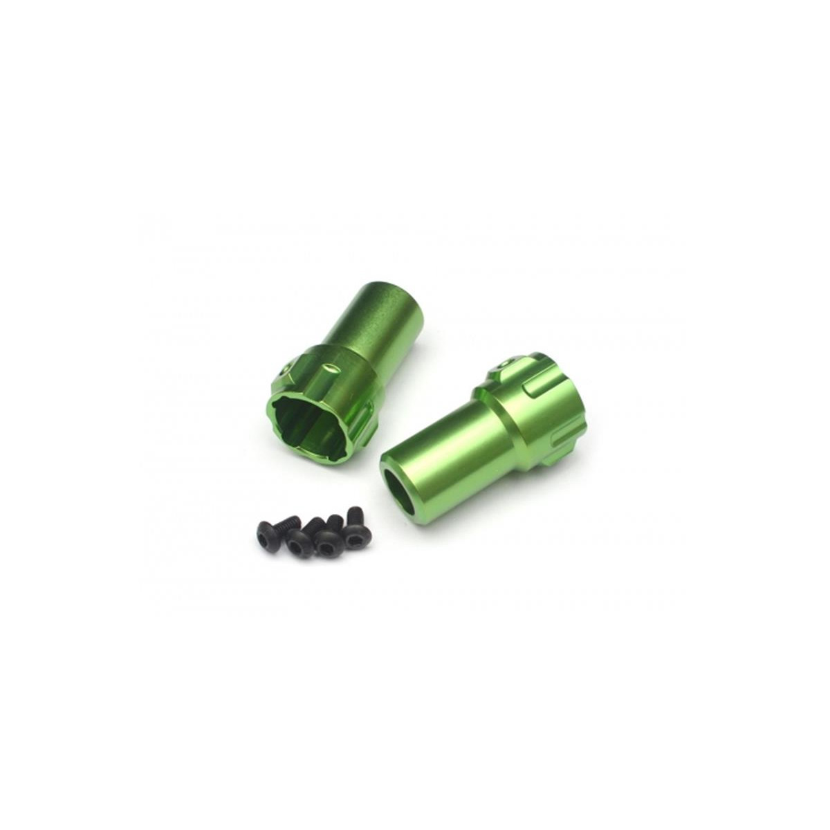 Boom Racing Aluminum Rear Axle Lock-out - 2Pcs Green for...