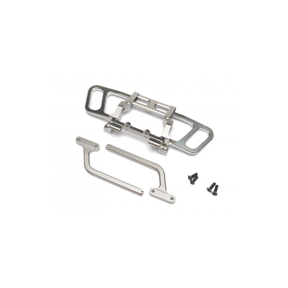 Boom Racing Aluminum Front HD Bull Bar Set Silver for...