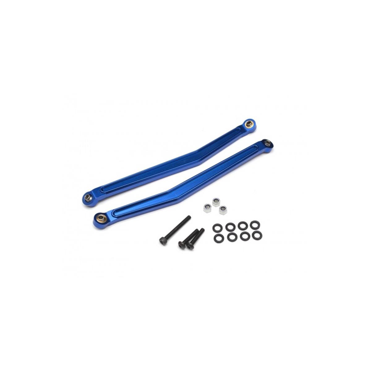 Boom Racing Aluminum Rear Upper Links - 1 Pair Blue for...