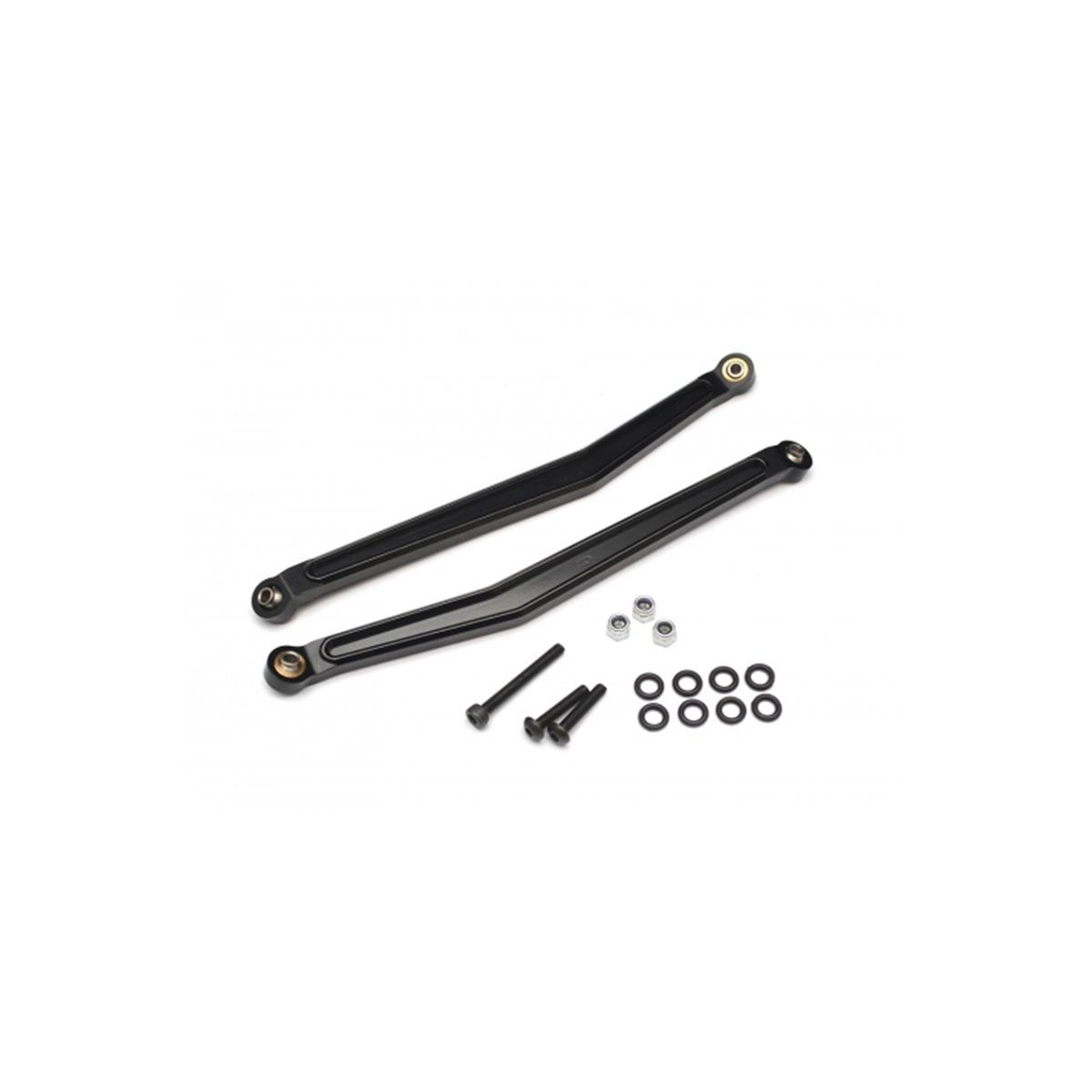 Boom Racing Aluminum Rear Upper Links - 1 Pair Black for...