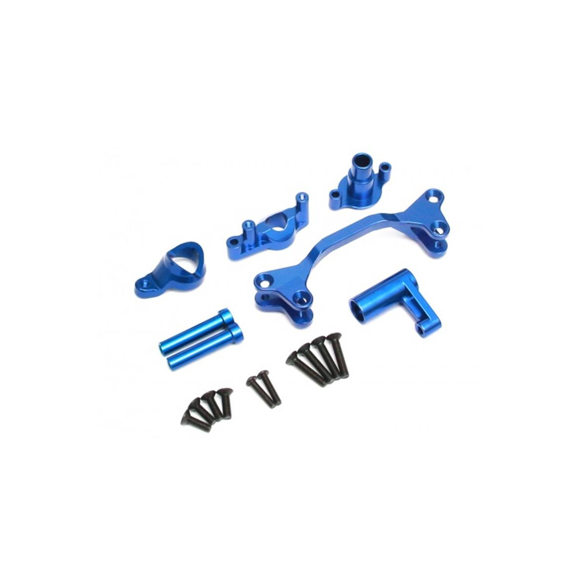 Boom Racing Aluminum Steering Bellcrank Set (6 Pcs) Blue...