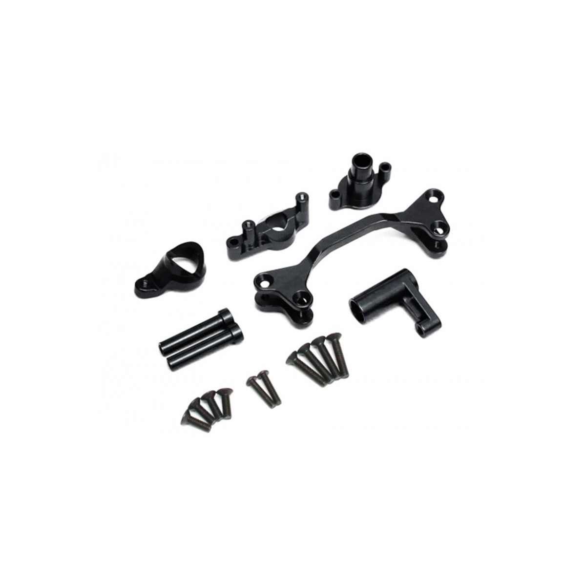 Boom Racing Aluminum Steering Bellcrank Set (6 Pcs) Black...