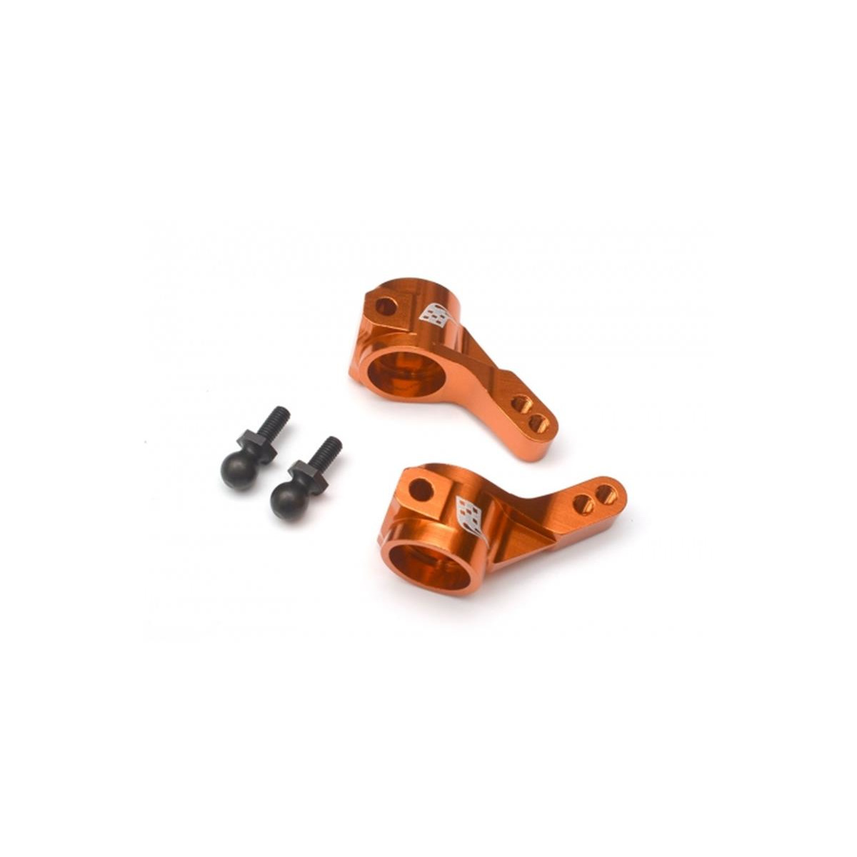 Boom Racing Aluminum Front Knuckle - 1 Pair Orange for...