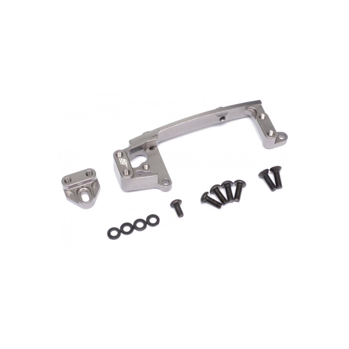 Boom Racing Aluminum Servo Mounts Gun Metal for Axial...