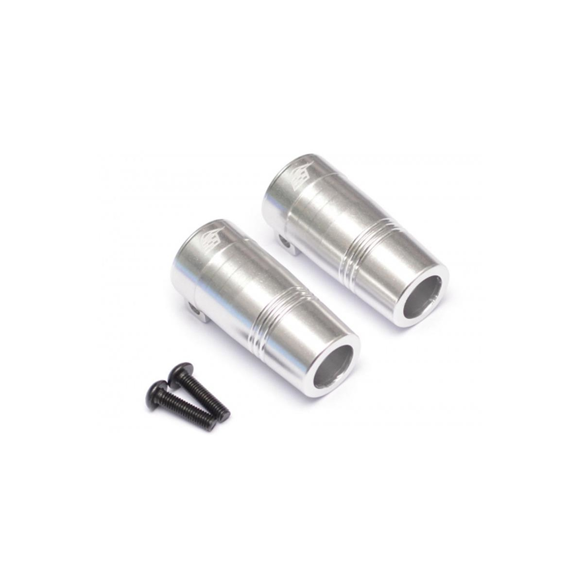 Boom Racing Aluminum Rear Lockout 1 Pair Silver for Axial...