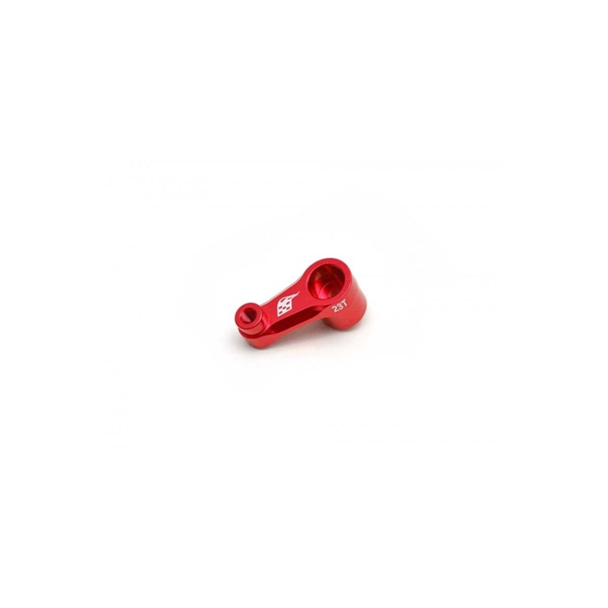 Boom Racing Aluminum Low Profile Short Servo Horn 23T Red...